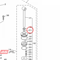 YAMAHA - USZCZELNIACZ nr: 67C438670000