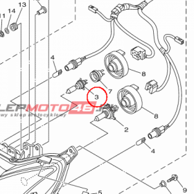 YAMAHA - zarowka nr: 5PS843140000