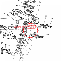 YAMAHA - nakretka nr: 901792860300