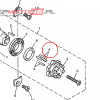 YAMAHA - PIN, DOWEL (26H) nr: 936041719800