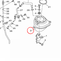 YAMAHA - TANK, FUEL nr: 1D7242800000