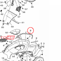 YAMAHA - PODKLADKA GUMOWA nr: 4C8217460000