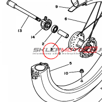 YAMAHA - TULEJA DYSTANS. nr: 905601529000