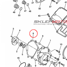 YAMAHA - uszczelka nr: 5VY154511000