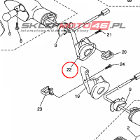 YAMAHA - STAY, SIDE 1 nr: 4S82832U0000