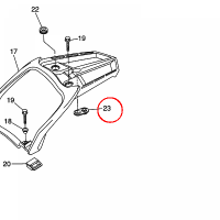 YAMAHA - DAMPER, SEAT nr: 3P6247470000