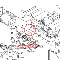 YAMAHA - JOINT, AIR CLEANER 2 nr: 5EA144630000