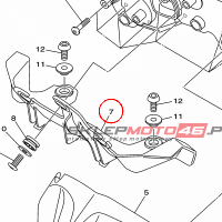 YAMAHA - BRKT., METER nr: 20S248810000