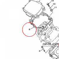 YAMAHA - COVER, CYLINDER HEAD 2 nr: 4VR111920000