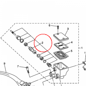 YAMAHA - ZESTAW NAPR. POMPY nr: 5VSW00410000