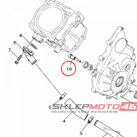 YAMAHA - WALEK nr: 2MBE24580000