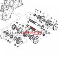 YAMAHA - KOLO ZEBATE nr: 4YVE72310000