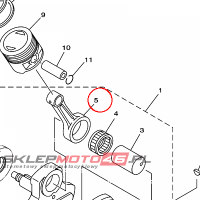 YAMAHA - korbowod nr: 4LS116510200