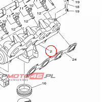 YAMAHA - MANIFOLD 1 nr: 6S5136411000