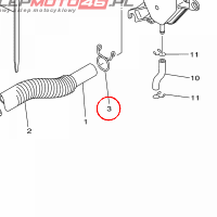 YAMAHA - SPREZ. ZACISKOWA nr: 90467240A200