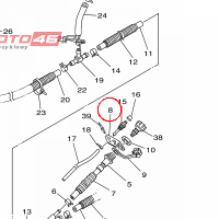 YAMAHA - STAY nr: 6S5124430000