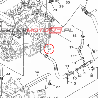 YAMAHA - SPREZ. ZACISKOWA nr: 90467160A000