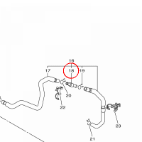 YAMAHA - JOINT, HOSE 4 nr: 6S5125940000