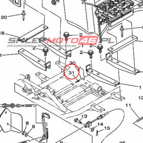 YAMAHA - ZATRZASK nr: 90267489U100