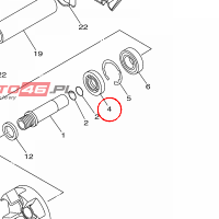 YAMAHA - simmering nr: 931022900800