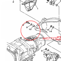 YAMAHA - tulejka nr: 9038708M3000