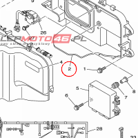 YAMAHA - PLATE nr: 6BH818450000