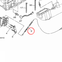 YAMAHA - linka gazu nr: 6S5263111000