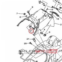 YAMAHA - nakretka nr: 901830690200