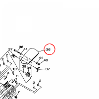 YAMAHA - VISOR, 2 nr: F1WU515P3000