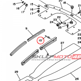 YAMAHA - ZATRZASK nr: 90267489U800