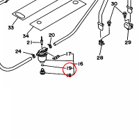 YAMAHA - O-RING 2 nr: 70R244890000