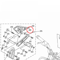 YAMAHA - WASHER nr: F1W6134E0000