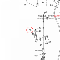 YAMAHA - BRACKET,STOPPER CA nr: F1WU14670200