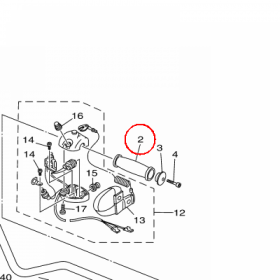 YAMAHA - GRIP, HANDLE nr: GP7U155D0100