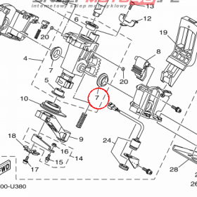 YAMAHA - BUSH nr: F1S6134M1000