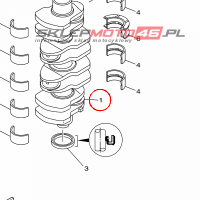 YAMAHA - WAL KORBOWY nr: 68V114110100