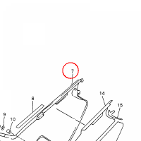 YAMAHA - oslona boczna nr: 4PT217210000