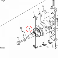 YAMAHA - WAL KORB. nr: 6EY114000000