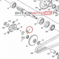 YAMAHA - ciezarek manetki nr: 52SE76320000