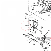 YAMAHA - podnozek nr: 5LV274200000