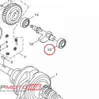 YAMAHA - lozysko nr: 93306203XK00