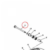 YAMAHA - os kola nr: 4ES251810000