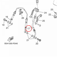 YAMAHA - PRZEWOD HAM. nr: 1XB258730100