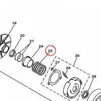 YAMAHA - sprezyna nr: 90501505J600