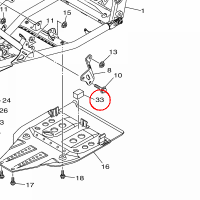 YAMAHA - DAMPER, STOPPER nr: 1S32140A0000