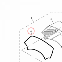 YAMAHA - GASKET, TAILLIGHT nr: 18CH47040000