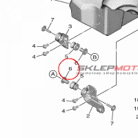 YAMAHA - tulejka nr: 903870609100