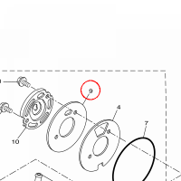 YAMAHA - PLATE nr: 1S7E19510000