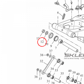 YAMAHA - podkladka nr: 902011602100