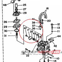 YAMAHA - USZCZELKA nr: 1J2143970000